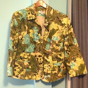 **Ann Taylor Casual floral jacket
